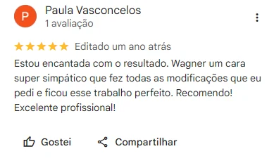 Avaliação de cliente