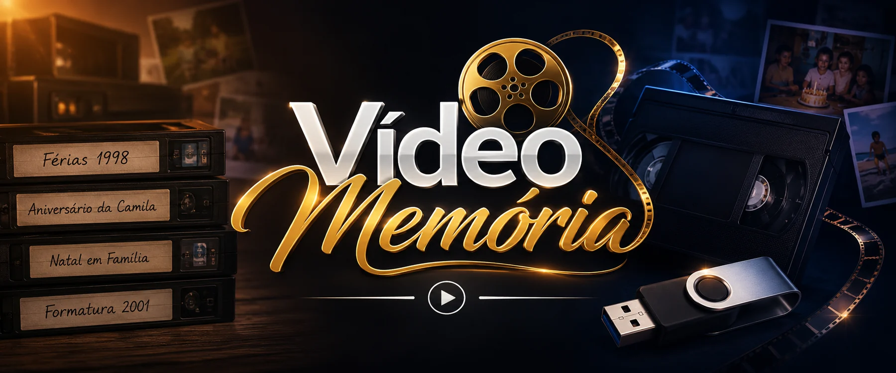 Vídeo Memória - preserve suas histórias